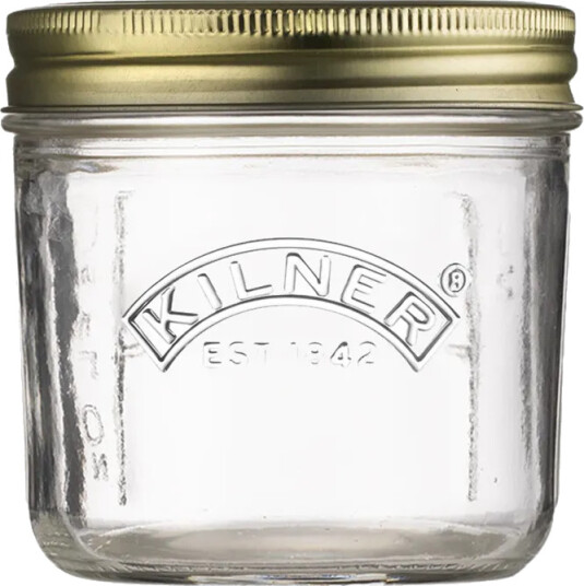 Kilner Kilner WIDE konserveringsglass Klar gull 200 ml Kilner Kilner WIDE konserveringsglass Klar gull 200 ml