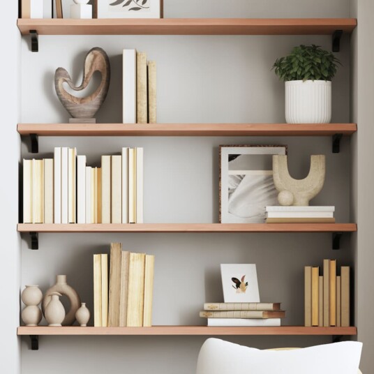 vidaXL Vegghylle lysebrun 100x30x2 cm behandlet heltre eik vidaXL Vegghylle lysebrun 100x30x2 cm behandlet heltre eik
