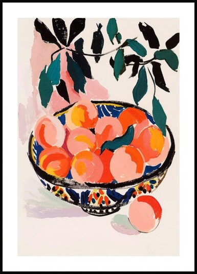 Colorful Fruit Bowl Plakat Plakat / 70x100cm