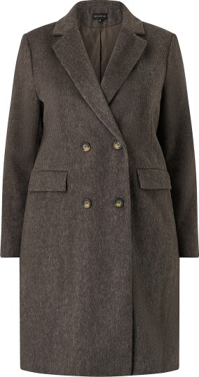 NO. 1 BY OX Kåpe Wool Coat Brun