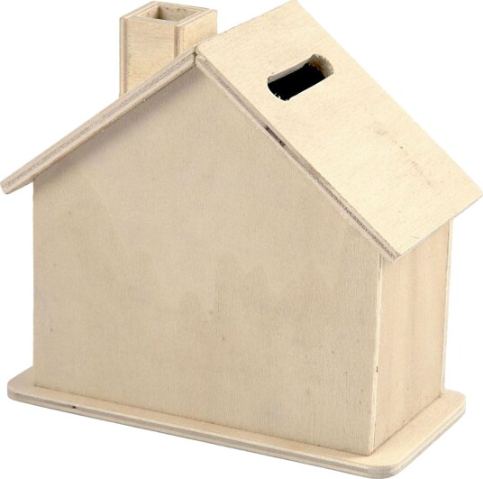 Creativ Company Sparebøsse i Tre 10,1 x 10 x 5,4 cm