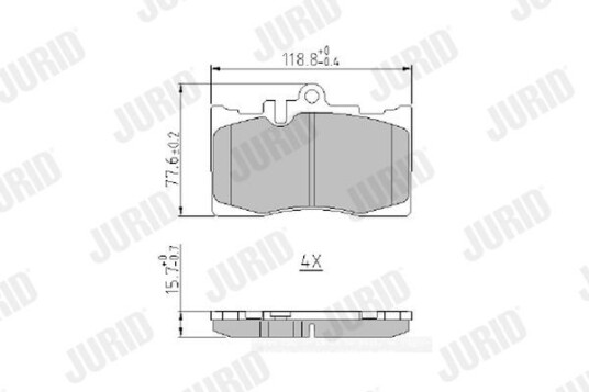 Bremseklosser JURID 573935J Bremseklosser JURID 573935J