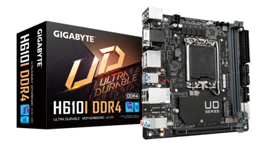 Gigabyte H610I Mini-ITX Hovedkort med Intel LGA1700 Sokkel og DDR4 Støtte Gigabyte H610I Mini-ITX Hovedkort med Intel LGA1700 Sokkel og DDR4 Støtte
