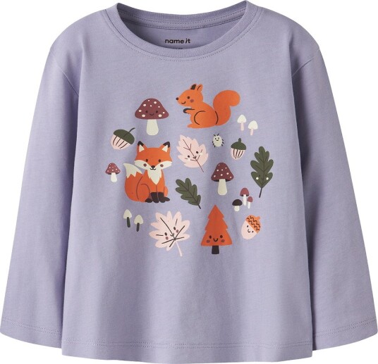 Name It Genser NmfVeen Arvestykke Lilac/Høst Name It 5 år (110) Genser Lilla