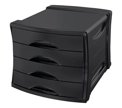 Esselte Skuffkabinett Vivida 4 skuffer VIVIDA sort Esselte Skuffkabinett Vivida 4 skuffer VIVIDA sort
