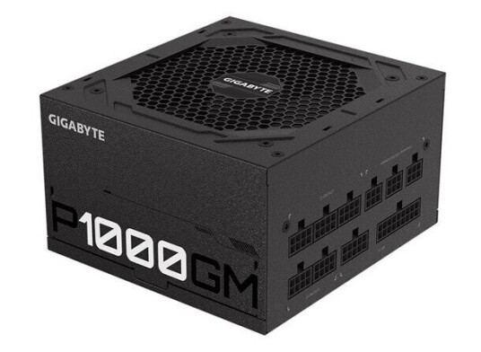 GIGABYTE P1000GM (PSU) - 1000 Watt - 120 mm - 80 Plus Gold sertifisert