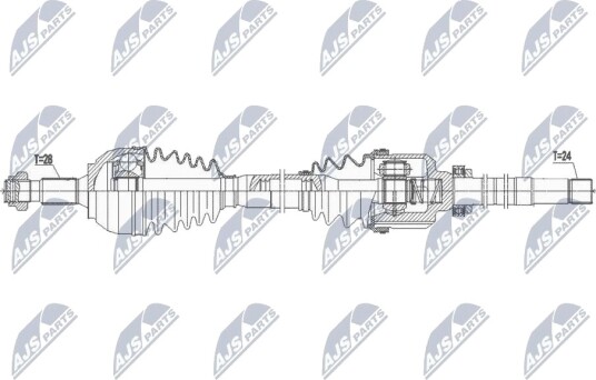 Nty Drivaksel NTY NPW PE 065