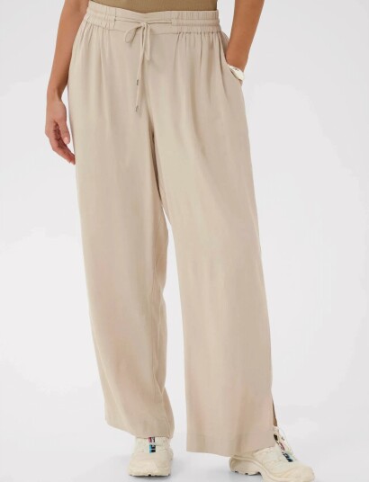 Kaffe Curve Kcmille Wide Pants Beige 54 Kaffe Curve Kcmille Wide Pants Beige 54
