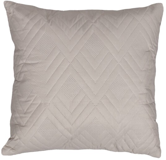 Borg Living Pyntepute - Sandfarget og hvit - 45x45 cm - Pynteputer til sofaen