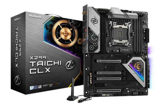 ASRock X299 Taichi CLX - Intel X299 - Intel LGA2066 socket - DDR4 RAM - ATX ASRock X299 Taichi CLX - Intel X299 - Intel LGA2066 socket - DDR4 RAM - ATX