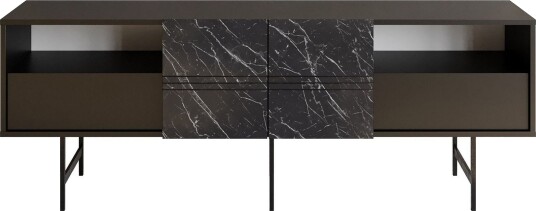 Dasaki Tv-benk 180 cm - Svart
