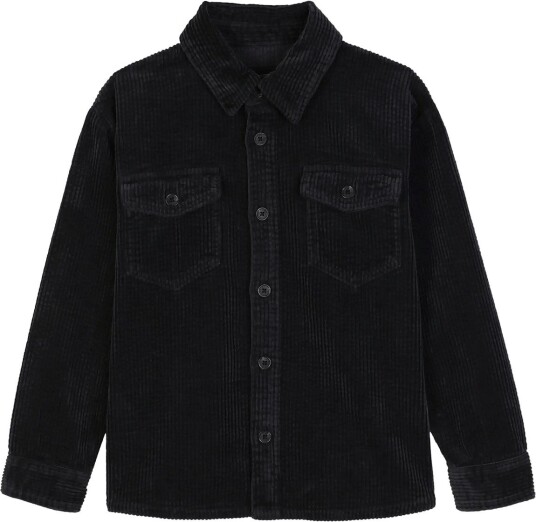 Zadig & Voltaire Kids Velvet Shirt Black 140 Zadig & Voltaire Kids Velvet Shirt Black 140
