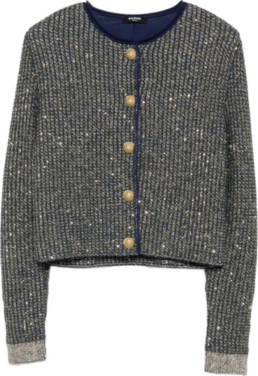 Balmain Dame Strikkevarer Blå S, Balmain Dame Strikkevarer Blå S,