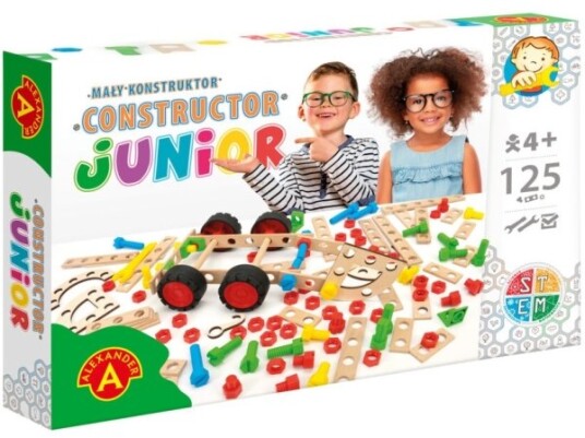 Junior Træ Konstruktionsbyggesæt 125 Dele Junior Træ Konstruktionsbyggesæt 125 Dele