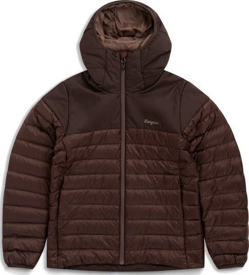 Bergans Lom Light Down Hood Jakke Dame Dark Chocolate L L