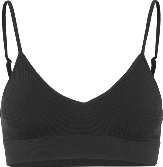 Organic Basics | Seamless Waffle Triangle Bralette | M