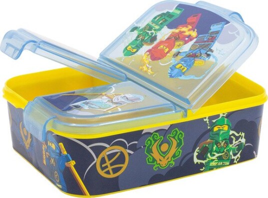 LEGO® Ninjago Matboks med Rom Blå/Gul LEGO® Ninjago Matboks med Rom Blå/Gul