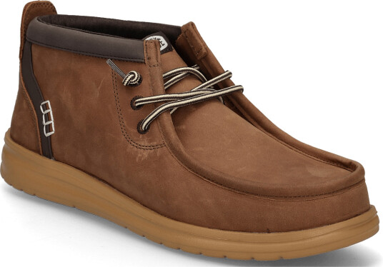 Hey Dude Wally Mid Gripr Leather Brown 42