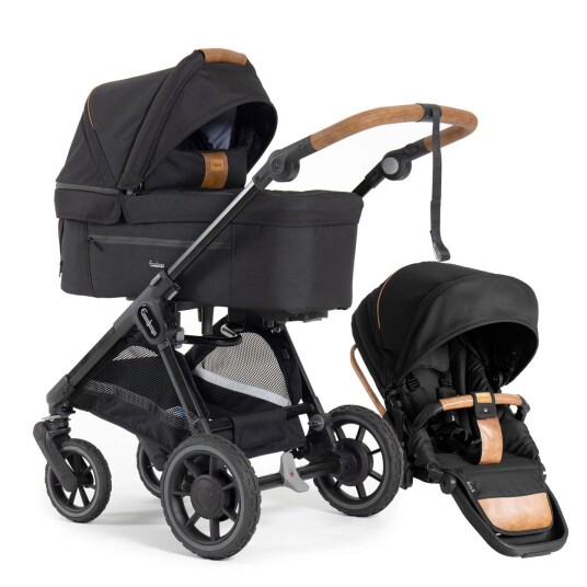 Barnevogn Komplett Emmaljunga Sento Ergo+ Outdoor Black Barnevogn Komplett Emmaljunga Sento Ergo+ Outdoor Black