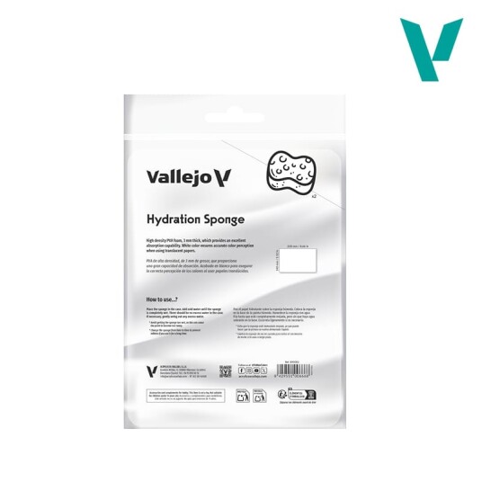 Vallejo Hydrasjonssvamp refill for Våtpalett Pro Painter Size