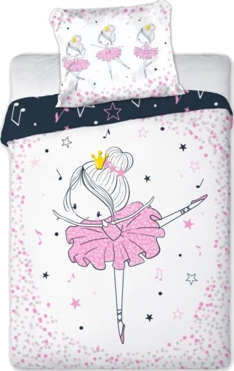 Baby Balerina Junior Sengetøy 100X135 Cm – 100 % Bomull