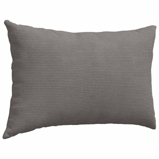 Sofaputer 2 pcs Lysegrå 60 x 40 cm Corduroy stoff