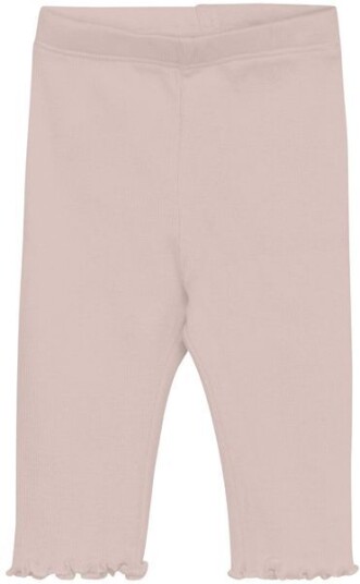 HUTTEliHUT Rib leggings til baby Sepia Rose