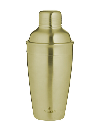 Viners Vin Barware Cocktail Shaker Gold - Gold - 500 ml