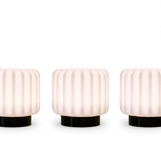 Atelier Pierre Junior - Dentelles 9 Portable Bordlampe 3 pcs. Ø9 Black Atelier Pierre