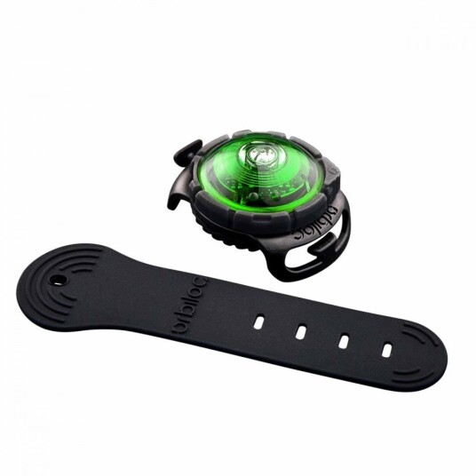 Orbiloc Hundesikkerhetslys Dog Dual Grønn med justerbar stropp Orbiloc Hundesikkerhetslys Dog Dual Grønn med justerbar stropp