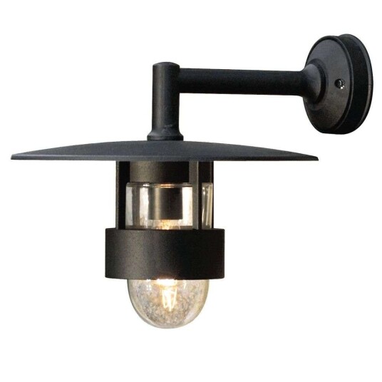 Konstsmide Freja Utendørs Vegglampe Svart Konstsmide Freja Utendørs Vegglampe Svart