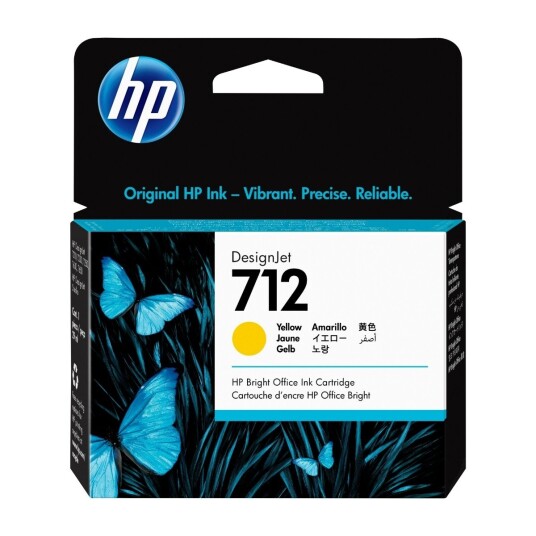 HP Blekk Gul 712 29ml HP Blekk Gul 712 29ml