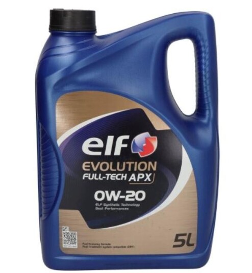 Motorolje ELF EVOLUTION FULL-TECH APX 0W20 5L Motorolje ELF EVOLUTION FULL-TECH APX 0W20 5L