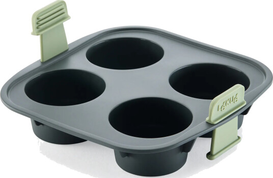 Lékué Lékué Airfryer muffinsform 4 stk Grey