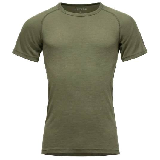 Devold Men's Lauparen Merino 190 Base Tee Lichen S Devold Men's Lauparen Merino 190 Base Tee Lichen S