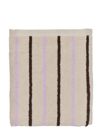 Oyoy Living Design Raita Towel Beige PURPLE 100X50CM