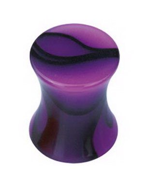 Smoked Stone Lilla Akryl Plugg 14 mm Smoked Stone Lilla Akryl Plugg 14 mm