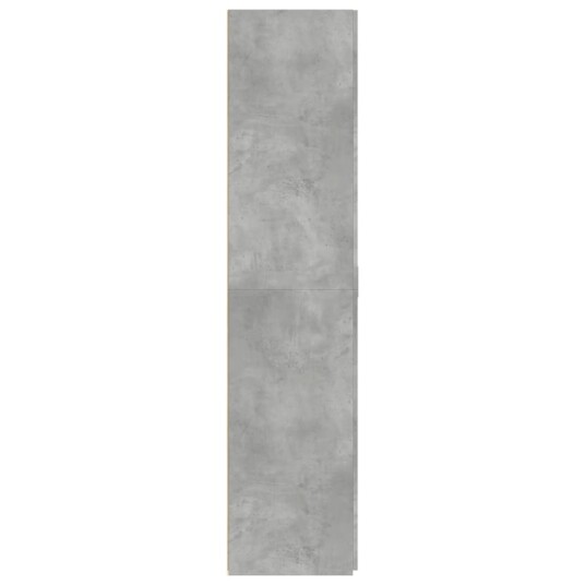  Highboard betonggrå 80x42,5x185 cm konstruert tre