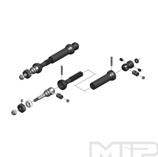 MIP 19390 X-Duty™ Front CVD™ Kit Traxxas Fiesta ST Rally MIP 19390 X-Duty™ Front CVD™ Kit Traxxas Fiesta ST Rally