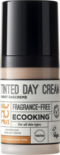 Ecooking Parfymefri Tinted Dagkrem 30 ml - Fuktighetsgivende og Bronsende Ecooking Parfymefri Tinted Dagkrem 30 ml - Fuktighetsgivende og Bronsende