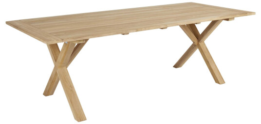Brafab Brutus spisebord Teak 220 x 95 cm Natur