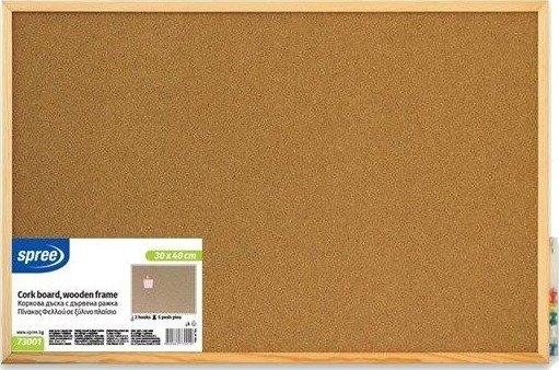 SPREE Notice board KORK 30*40cm SPREE Notice board KORK 30*40cm