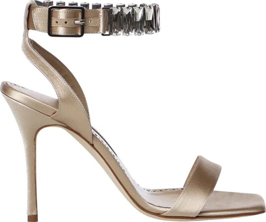 Manolo Blahnik Dame Sko Beige 36 EU, Manolo Blahnik Dame Sko Beige 36 EU,