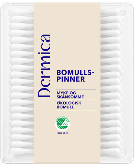 Dermica bomullspinner 200 stk