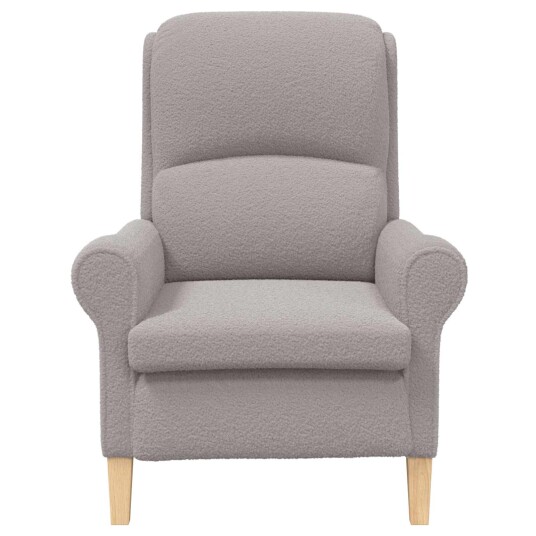 lenestol Lysegrå 76 x 94 x 102 cm stoff lenestol Lysegrå 76 x 94 x 102 cm stoff