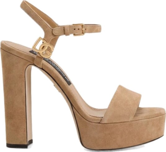 Dolce & Gabbana Dame Sko Beige 39 EU,