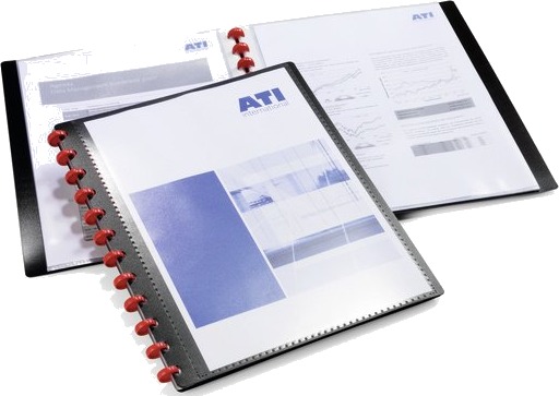 Durable 2427 01 Svart 20 Ark Portrett A4 1 Stykker