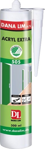 Dana Lim Akryl Extra 505 Akrylfugemasse Hvit 290ml