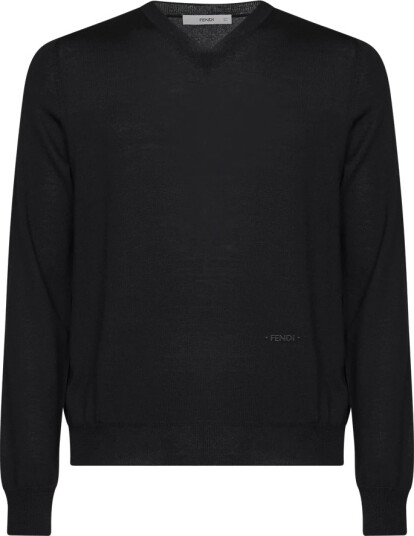 Fendi Herre Strikkevarer Svart XL,
