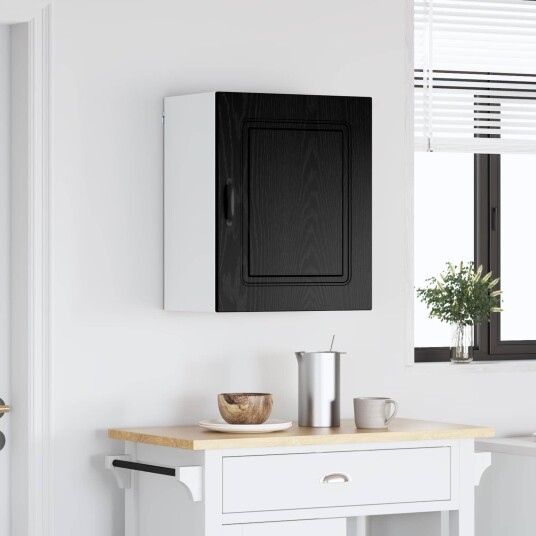 vidaXL Oppvaskmaskin-panel Kalmar Svart Eik 50 x 31 x 60 cm